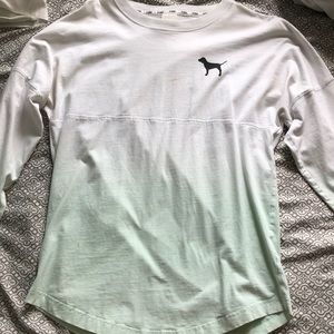 long sleeve ombre PINK shirt